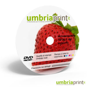 UmbriaPrint - DVD opaco inchiostrazione totale
