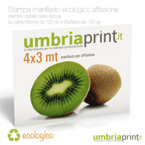 stampa manifesto affissioneecologico 4x3 online UmbriaPrint