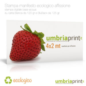UmbriaPrint stampa manifesto affissione ecologico 400x200