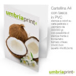 UmbriaPrint - cartellina A4 con tasca pvc trasparente