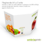 Pieghevole A4 a 3 ante - Stampa UmbriaPrint.it