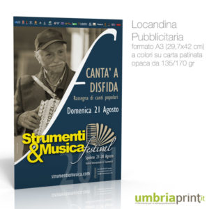 Locandina pubblicitaria formato A3 - UmbriaPrint