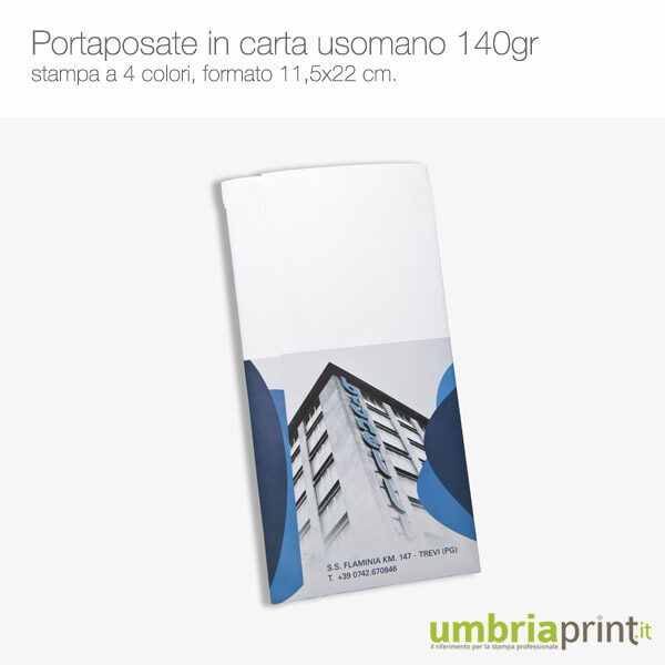 Portaposate personalizzati in carta usomano 4 colori CMYK - UmbriaPrint