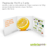 Stampa pieghevole 16x16 a 3 ante - UmbriaPrint