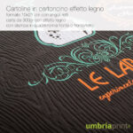 Cartoline 10x15 carta effetto legno - UmbriaPrint