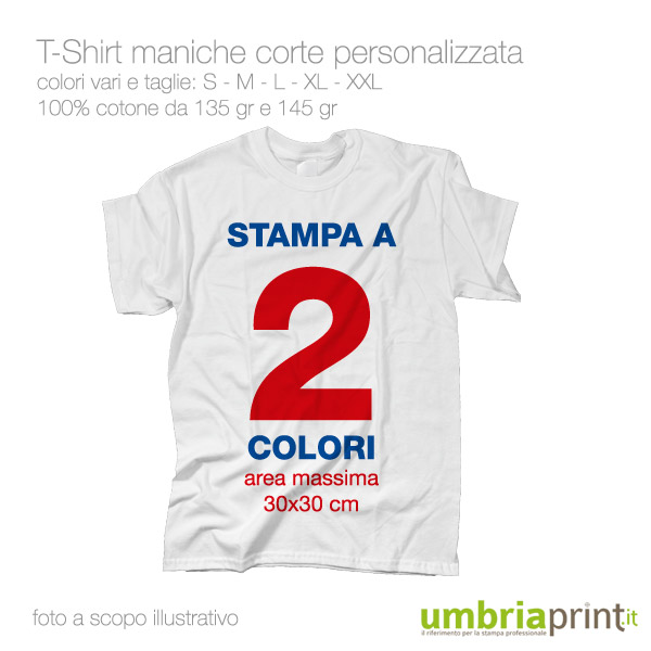 T-Shirt Personalizzate Economiche - Stampa online UmbriaPrint.it