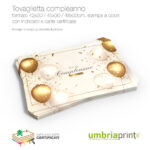 Tovaglietta di Compleanno Elegante - UmbriaPrint.it